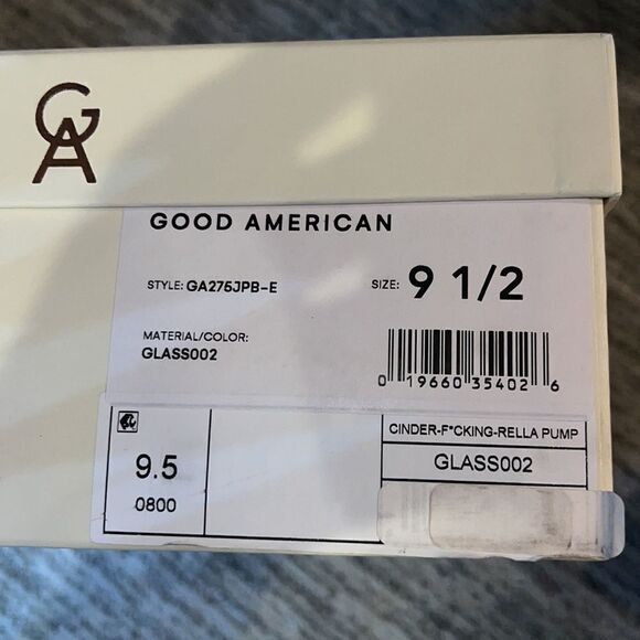 NIB CINDER-F*CKING-RELLA PUMP Clear Embellished Pumps Size 9.5 - Picture 14 of 16